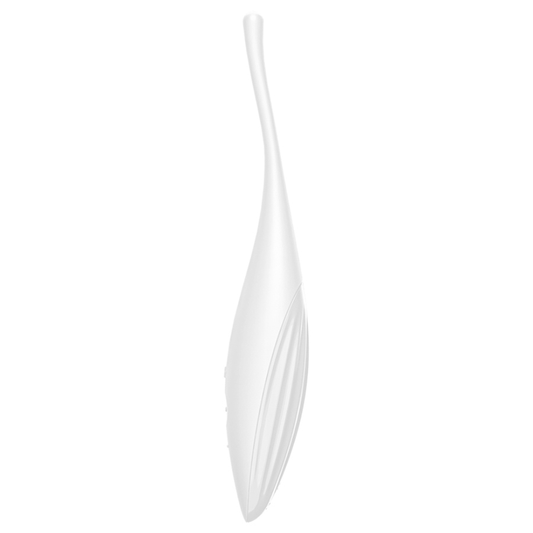 SATISFYER - VIBRATEUR  POINTE DE CLIT TWIRLING JOY BLANC SATISFYER CONNECT