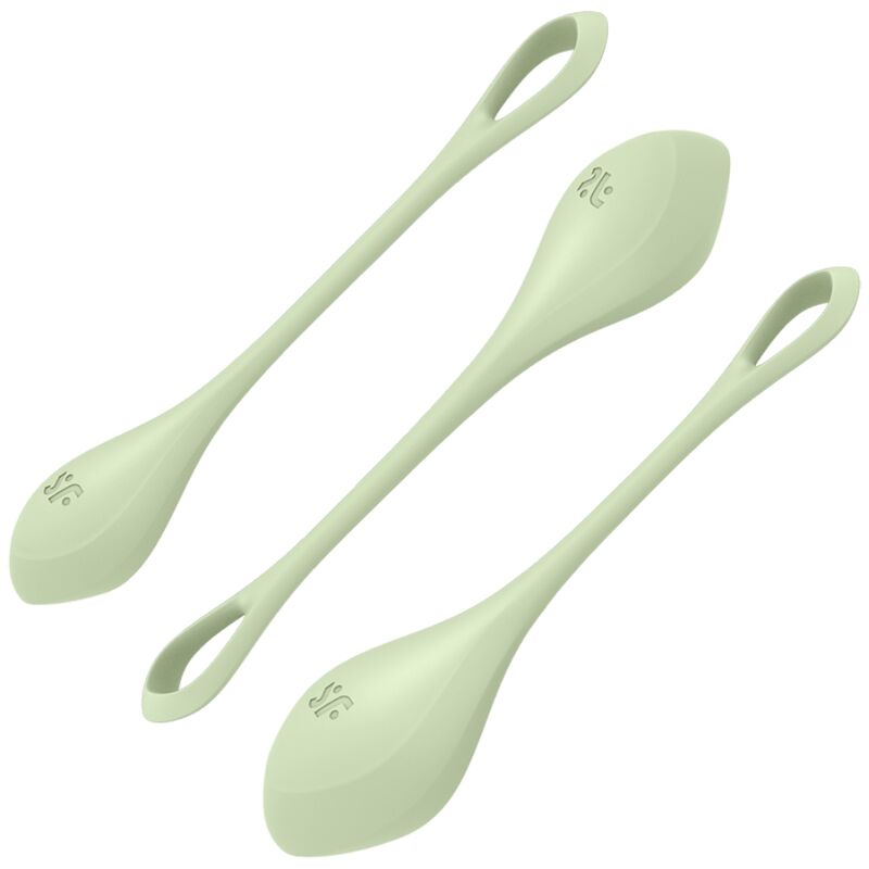 SATISFYER - ENSEMBLE ENTRAÎNEMENT YONI POWER 2 VERT SATISFYER BALLS