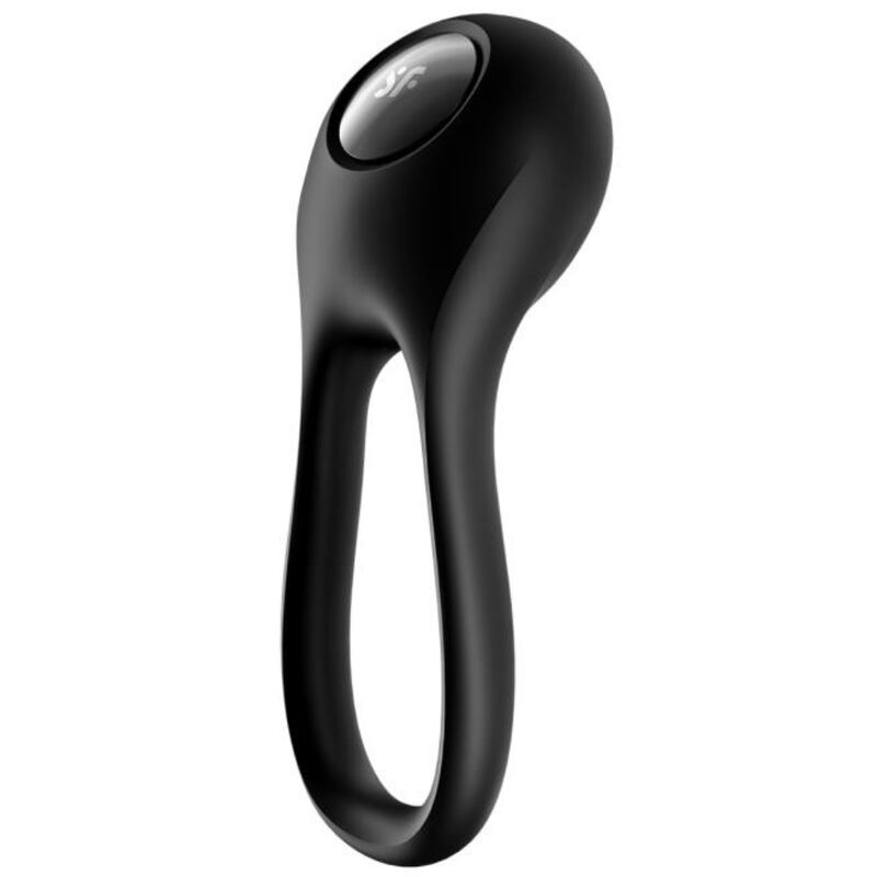 SATISFYER - VIBRATEUR  ANNEAU MAJESTIC DUO NOIR SATISFYER RING