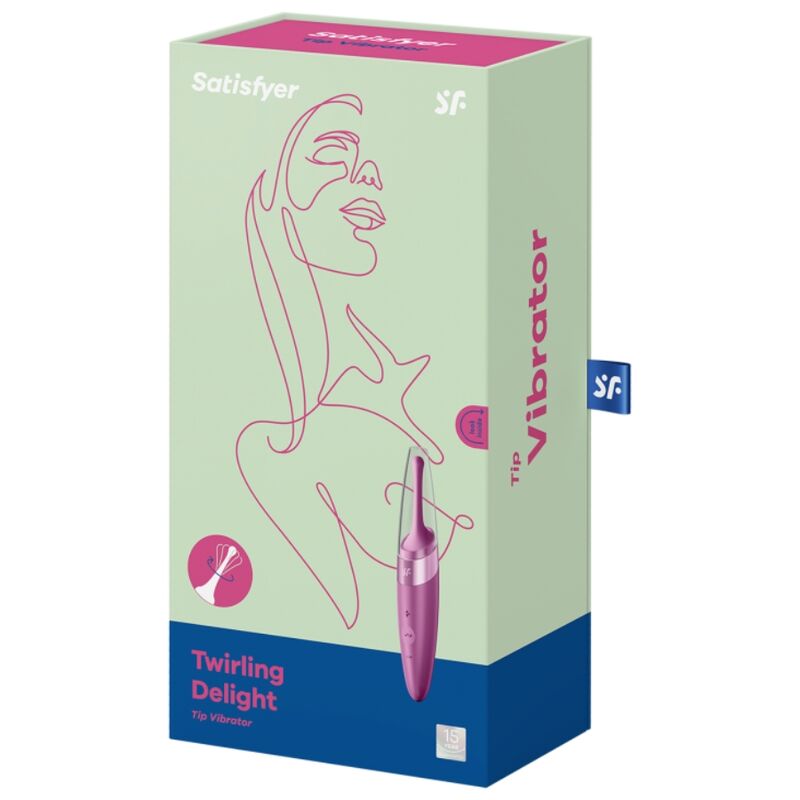SATISFYER - VIBRATEUR  POINTE DE CLIT TWIRLING DELIGHT VIOLET SATISFYER VIBRATOR