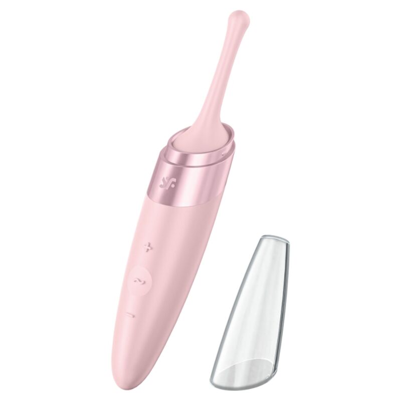 SATISFYER - VIBRATEUR  POINTE DE CLIT TWIRLING DELIGHT ROSE SATISFYER VIBRATOR
