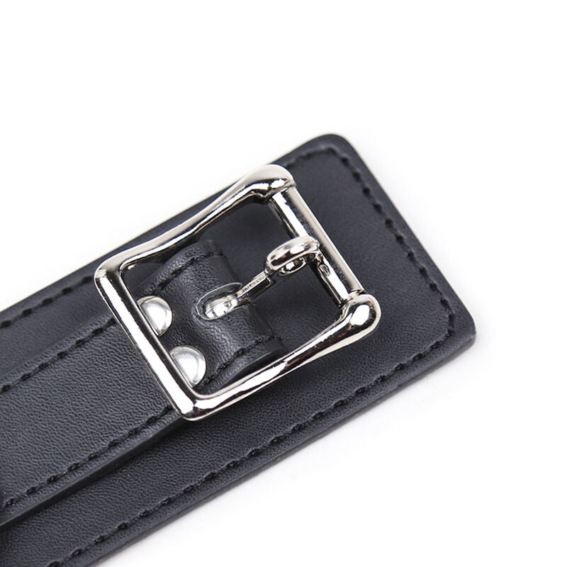 OHMAMA FETISH - COLLIER DE SOUMISSION AVEC 3 ANNEAUX OHMAMA FETISH