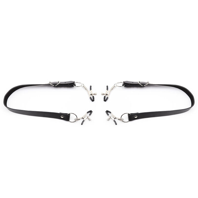 OHMAMA FETISH - PINCES CLITORIS AVEC SANGLES DE JAMBES OHMAMA FETISH