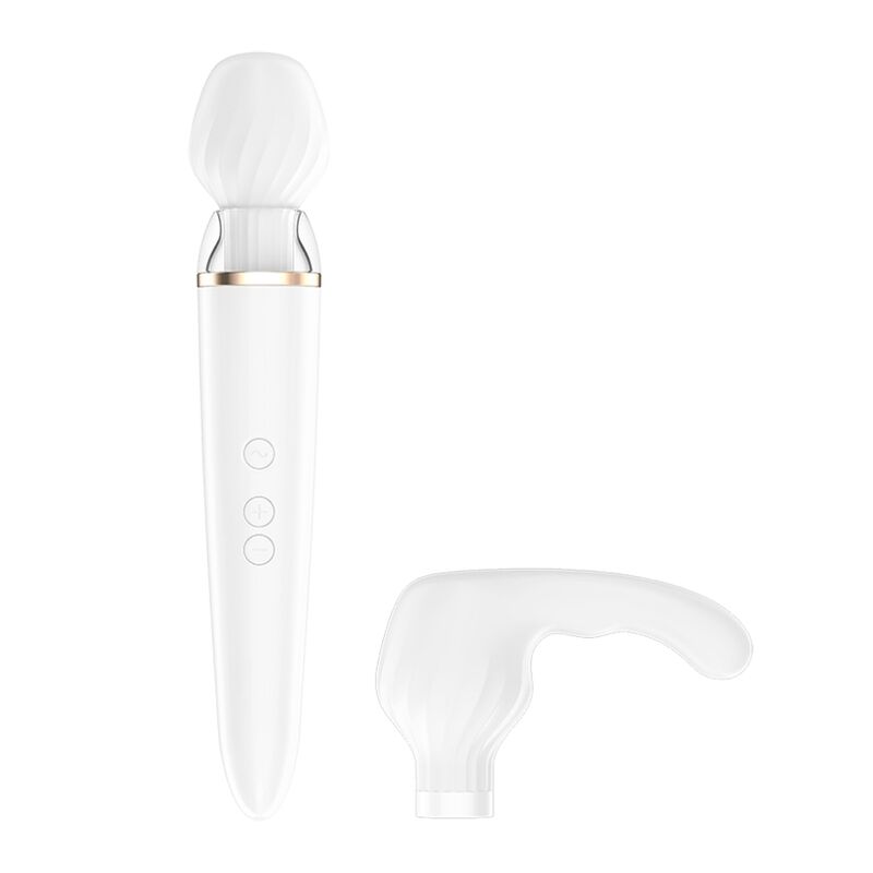 SATISFYER - APPLICATION DOUBLE WANDER BLANCHE SATISFYER WAND