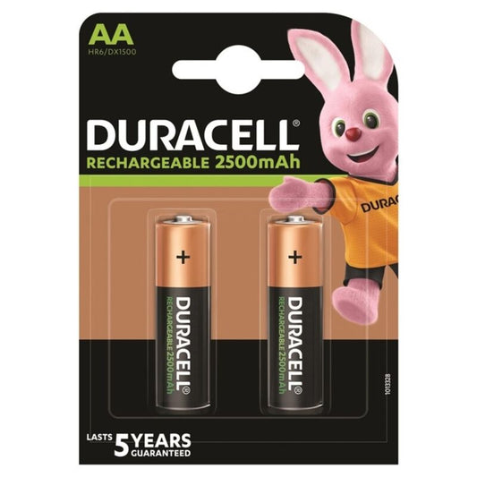 DURACELL - BATTERIE RECHARGEABLE HR6 AA 2500mAh 2 UNIT? DURACELL