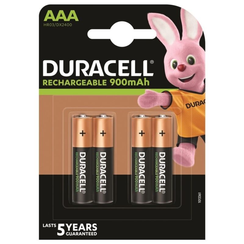 DURACELL - BATTERIE RECHARGEABLE HR03 AAA 900mAh 4 UNIT? DURACELL