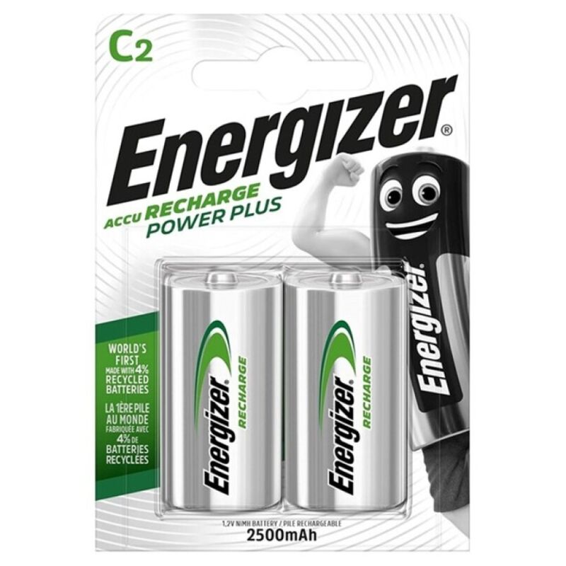 ENERGIZER - BATTERIE RECHARGEABLE POWER PLUS HR14 C 2500mAh 2 UNIT? ENERGIZER
