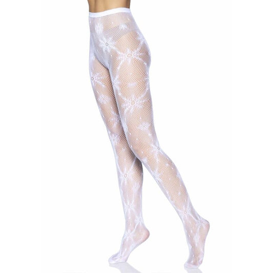 LEG AVENUE - COLLANT RÉSILLE FLOCON DE NEIGE TAILLE UNIQUE LEG AVENUE HOSIERY