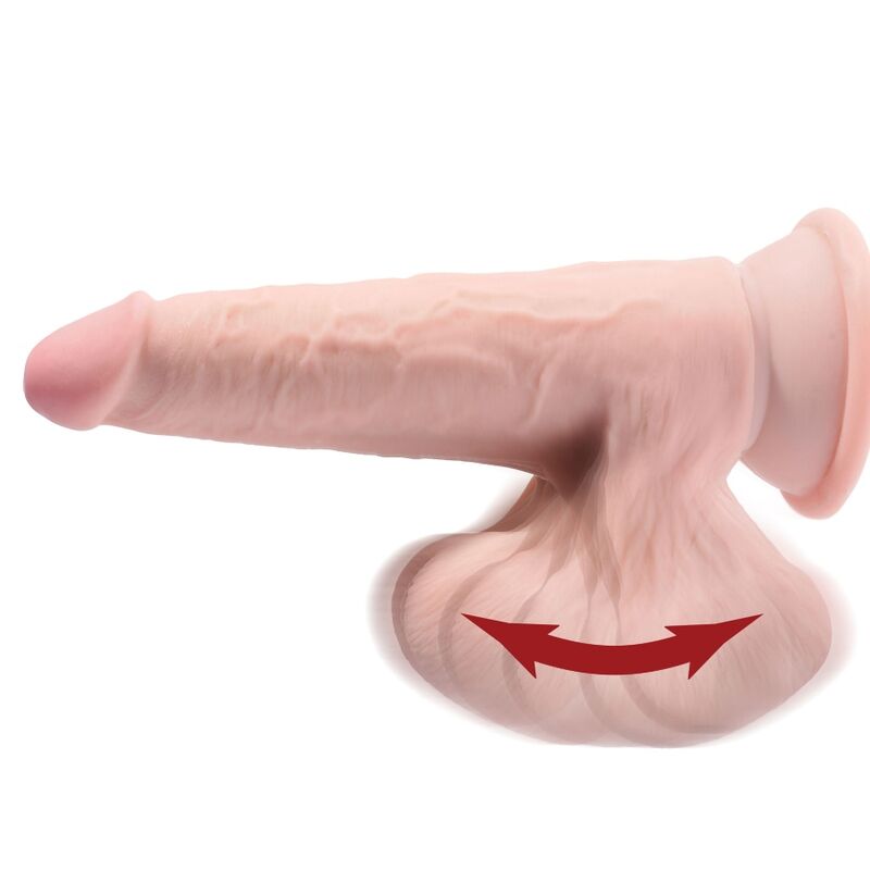 KING COCK - BALLES GODE 3D PLUS 24.5 CM PEAU CLAIRE KING COCK PLUS