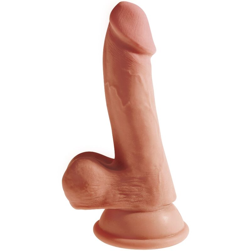 KING COCK - PLUS GODE 3D AVEC BOULES 17 CM KING COCK PLUS