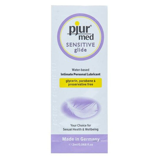 PJUR - MED LUBRIFIANT  BASE EAU SENSITIVE GLIDE 2 ML PJUR