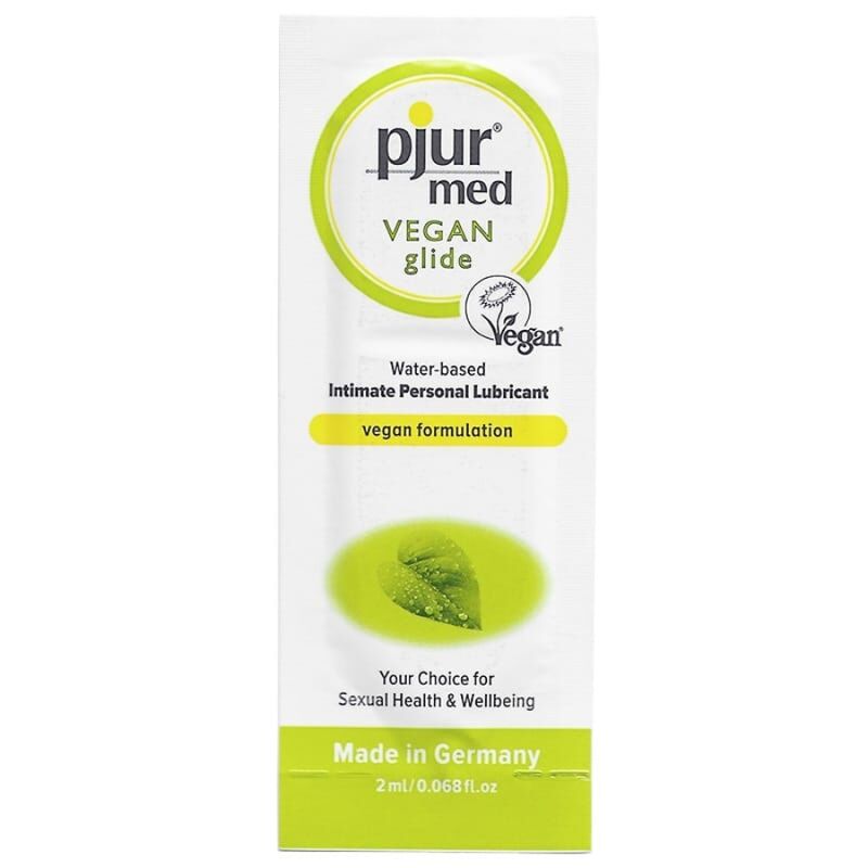 PJUR - MED LUBRIFIANT  BASE EAU VEGAN GLIDE 2 ML PJUR