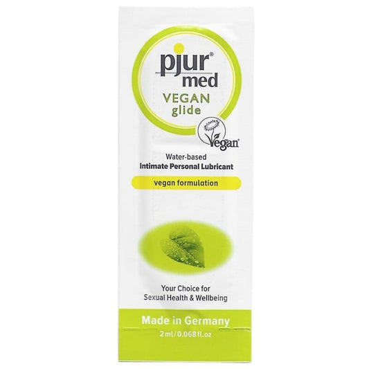 PJUR - MED LUBRIFIANT  BASE EAU VEGAN GLIDE 2 ML PJUR