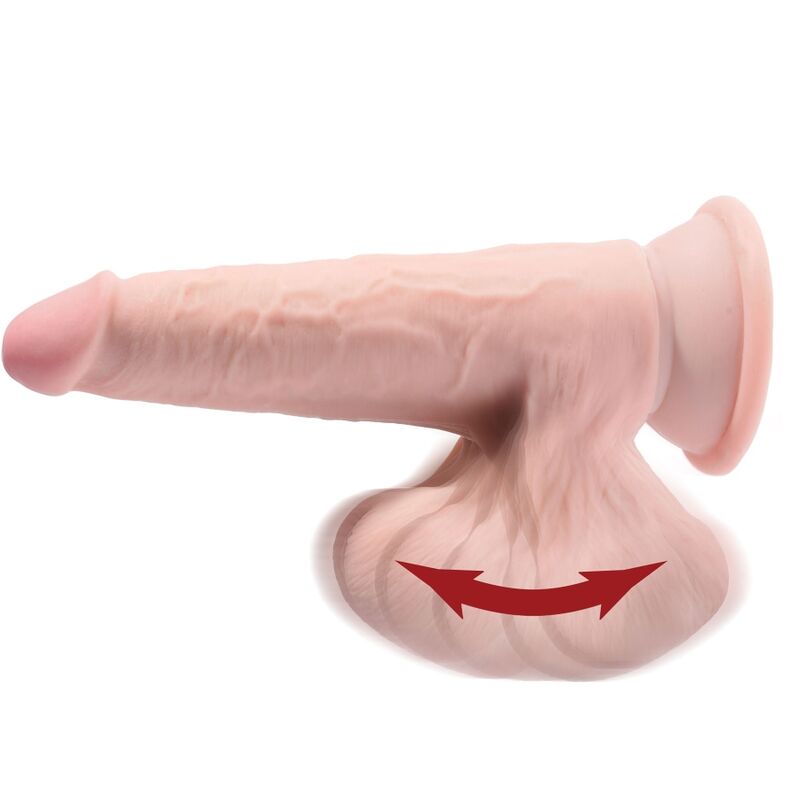 KING COCK - BALLES GODE 3D PLUS 15.2 CM PEAU CLAIRE KING COCK PLUS