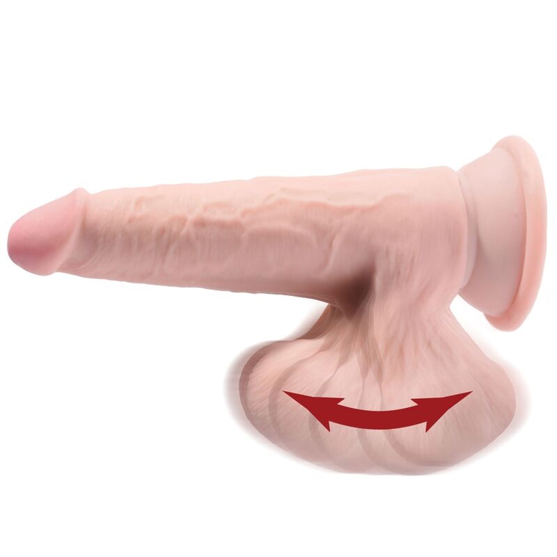 KING COCK - PLUS BALLES GODE 3D 20.3 CM KING COCK PLUS