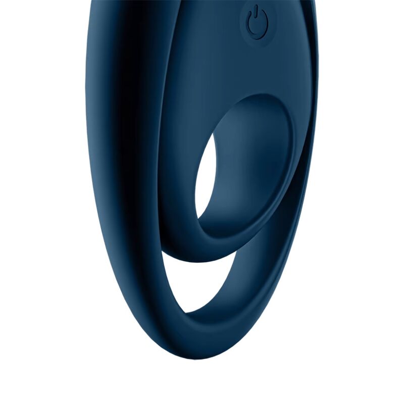 SATISFYER - VIBRATEUR  ANNEAU GLORIOUS DUO BLEU SATISFYER RING