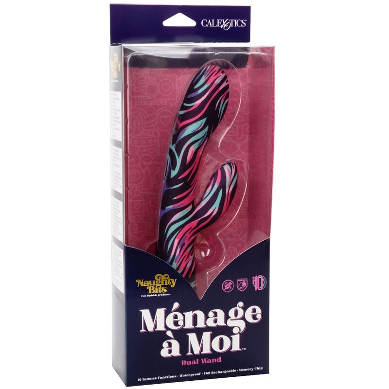 CALEXOTICS - MENAGE A MOI VIBRATEUR DOUBLE BAGUETTE CALEXOTICS