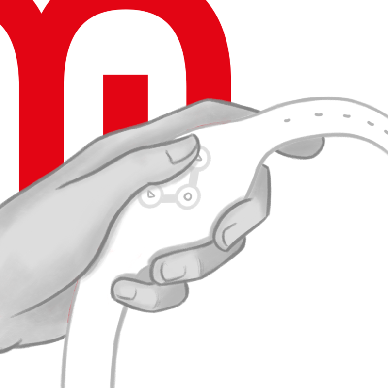 WATCHME - MONTRE À TECHNOLOGIE SANS FIL BLANCHE WATCHME