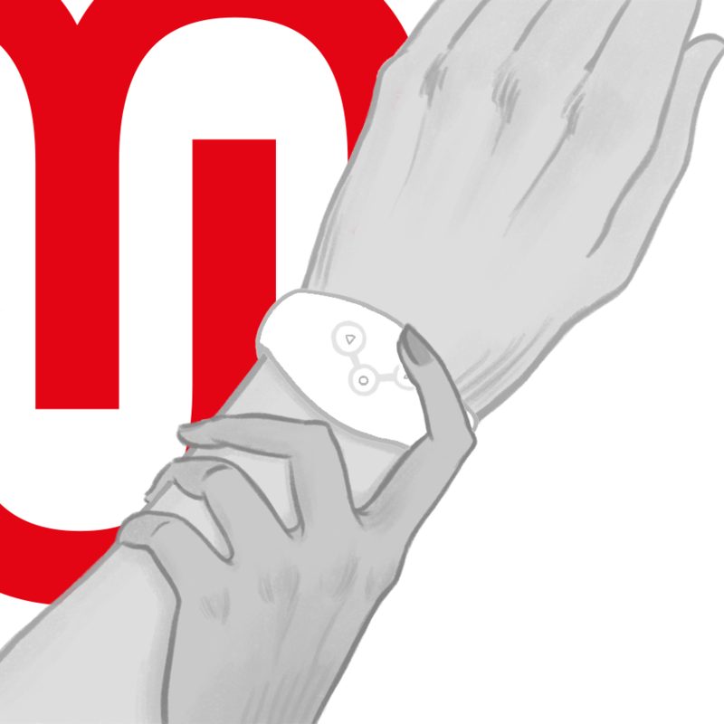 WATCHME - MONTRE À TECHNOLOGIE SANS FIL BLANCHE WATCHME