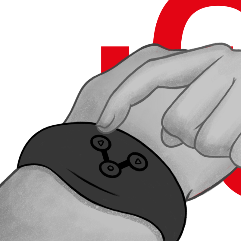 WATCHME - MONTRE À TECHNOLOGIE SANS FIL NOIR DE JAIS WATCHME