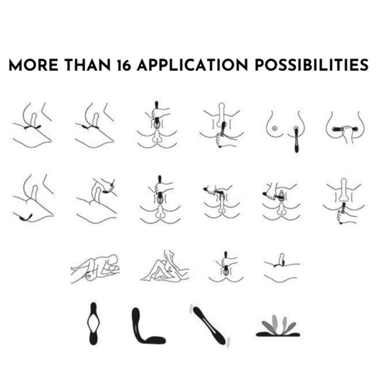 SATISFYER - VIBRATEUR MULTI ELASTIC JOY ROUGE SATISFYER VIBRATOR