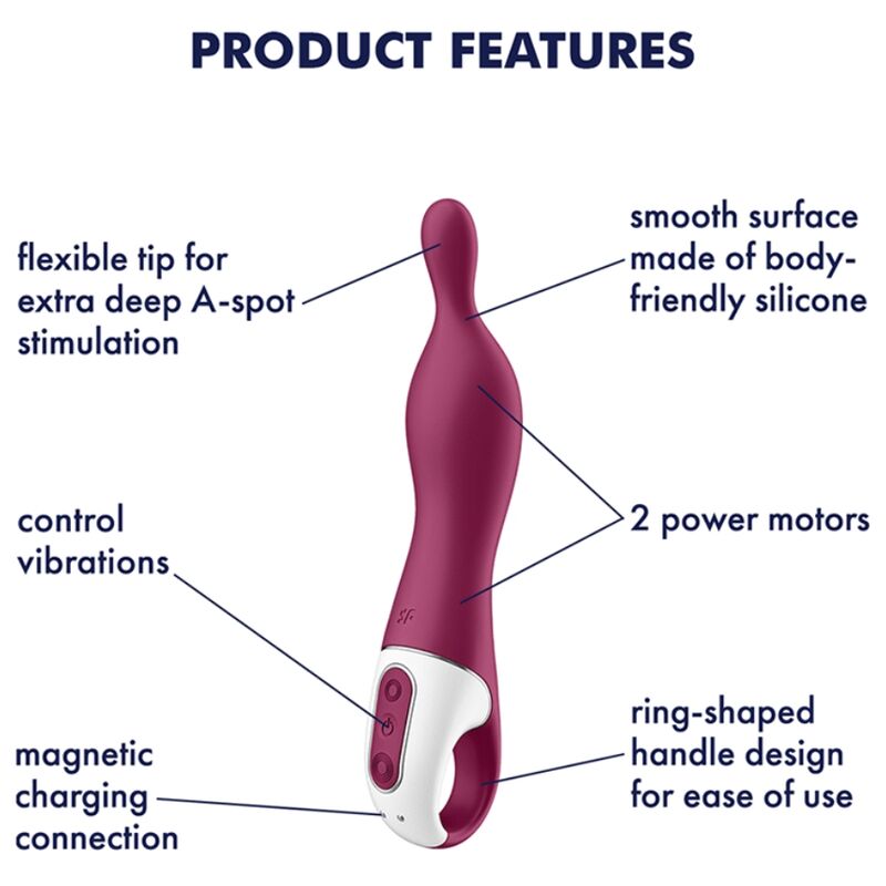 SATISFYER - VIBRATEUR AMAZING 1 ASPOT BAIE SATISFYER VIBRATOR