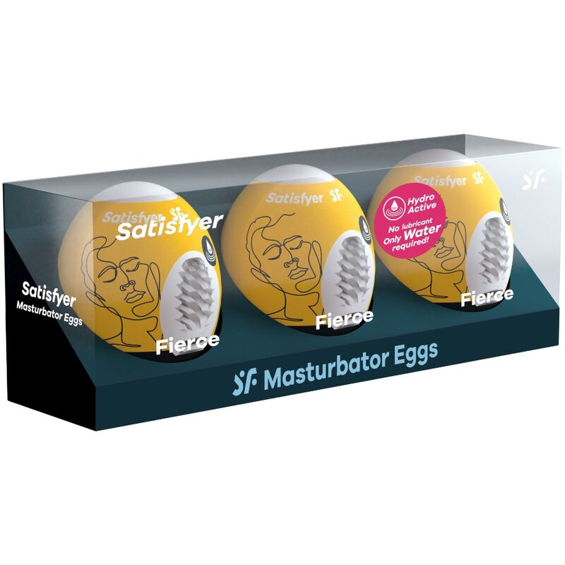 SATISFYER - 3 OEUFS MASTURBATEURS FIERCE SATISFYER EGGS