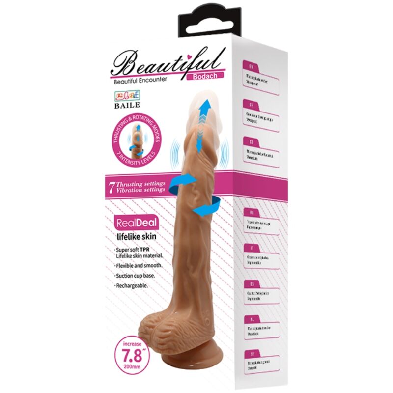 BAILE - BELLE RENCONTRE BODACH VIBRATION ET ROTATION 20 CM BAILE DILDOS