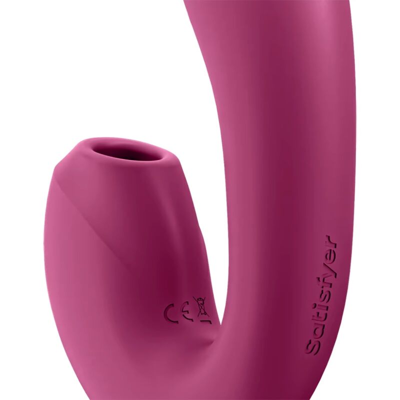 SATISFYER - APPLICATION SUNRAY STIMULATEUR ET VIBRATEUR ROUGE SATISFYER CONNECT