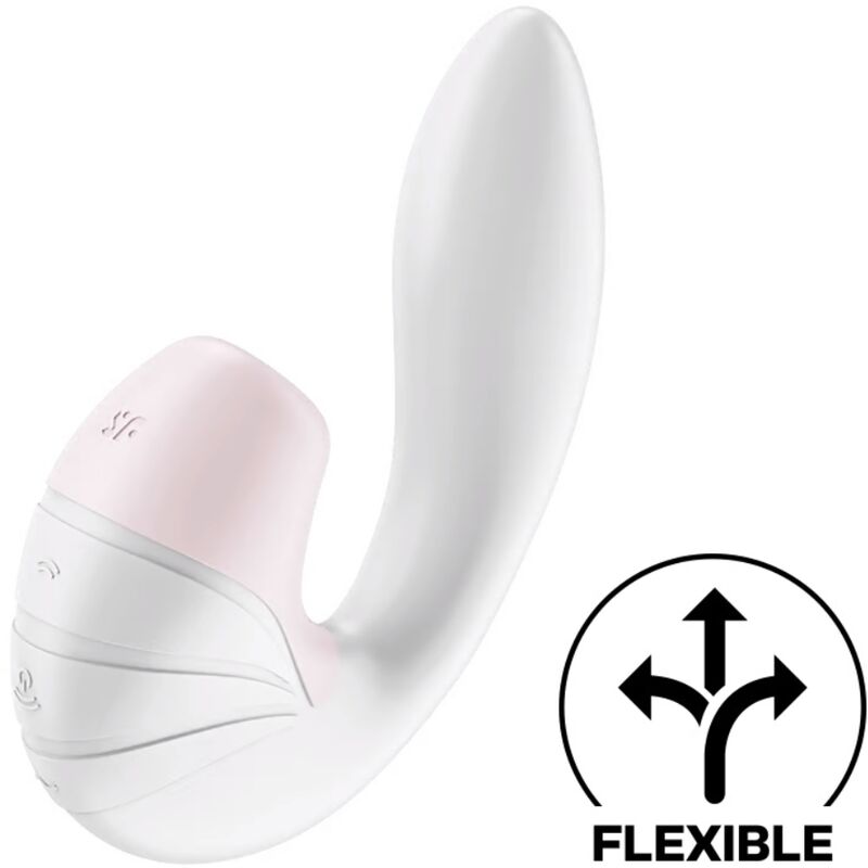 SATISFYER - SUPERNOVA AIR PULSE STIMULATEUR ET VIBRATION BLANC SATISFYER AIR PULSE
