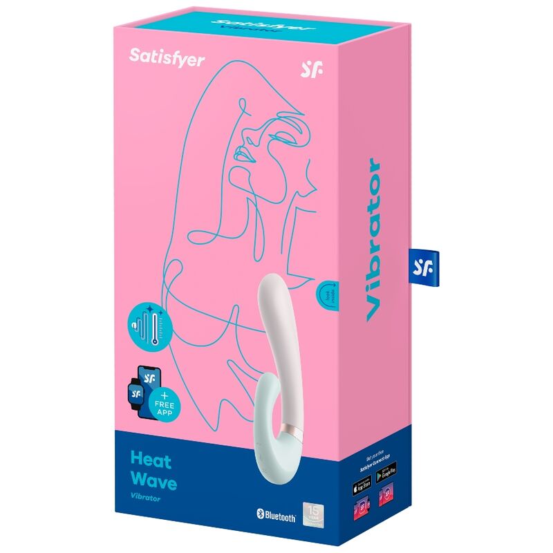 SATISFYER - APPLICATION HEAT WAVE VIBRATOR ROSE SATISFYER CONNECT