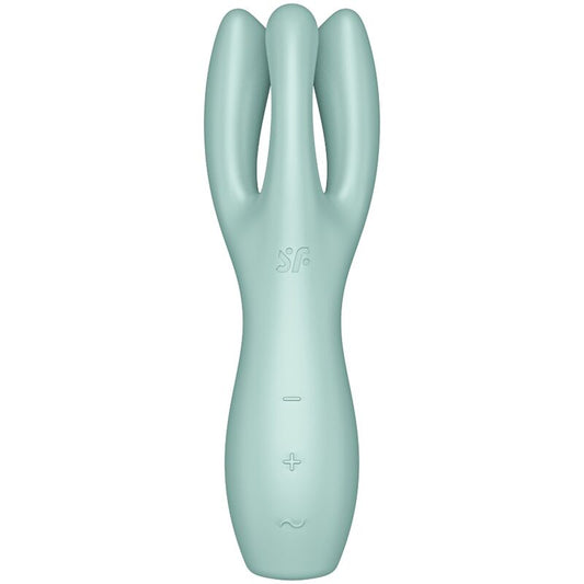 SATISFYER - VIBRATEUR THREESOME 3 ROSE SATISFYER VIBRATOR