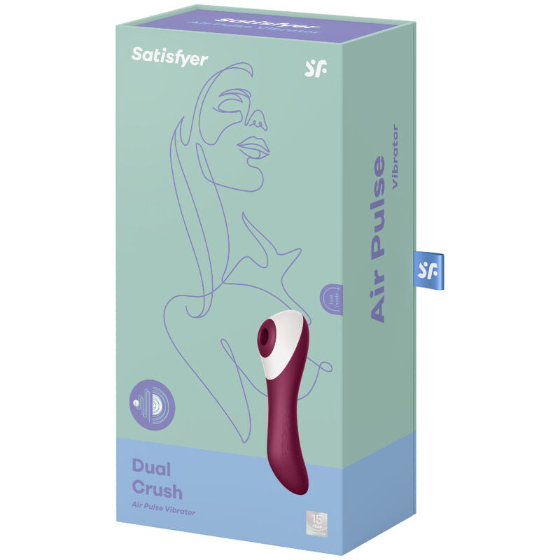 SATISFYER - VIBRATEUR  IMPULSIONS AIR DUAL CRUSH SATISFYER AIR PULSE