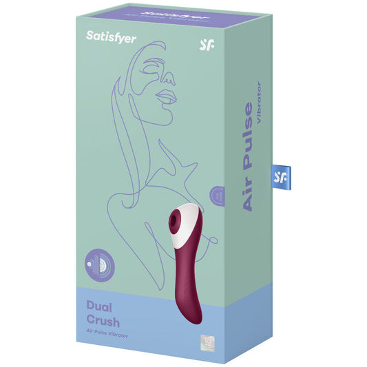 SATISFYER - VIBRATEUR  IMPULSIONS AIR DUAL CRUSH SATISFYER AIR PULSE