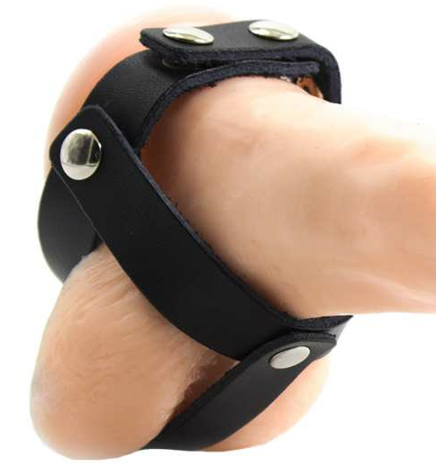 CAGE À BALLES EN CUIR OHMAMA FETISH OHMAMA FETISH