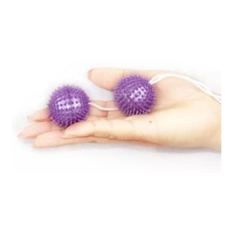 BAILE - BALLES TEXTURÉES VIOLET PROFONDEMENT PLAISIR 3.60 CM BAILE STIMULATING