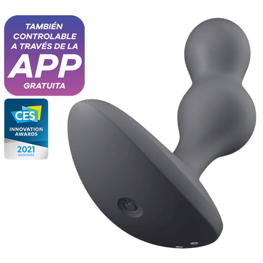 SATISFYER - APPLICATION DE PLUG VIBRANT DEEP DIVER GRIS SATISFYER CONNECT