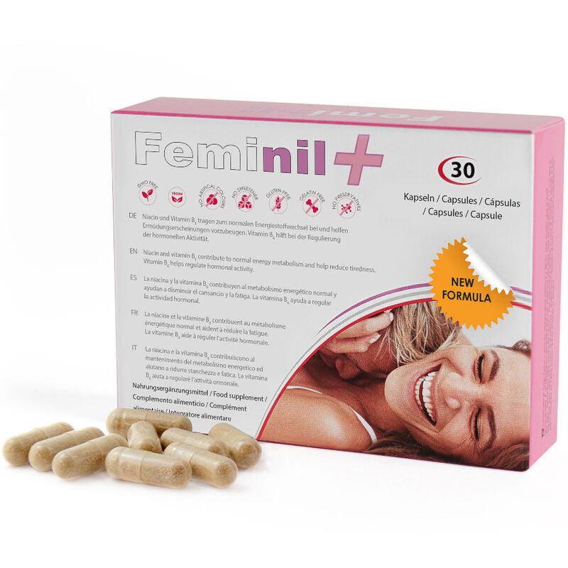 500 COSMETICS - FEMINIL+ AMÉLIORATION DE LA LIBIDO SEXUELLE FÉMININE - 30 CAPSULES 500COSMETICS