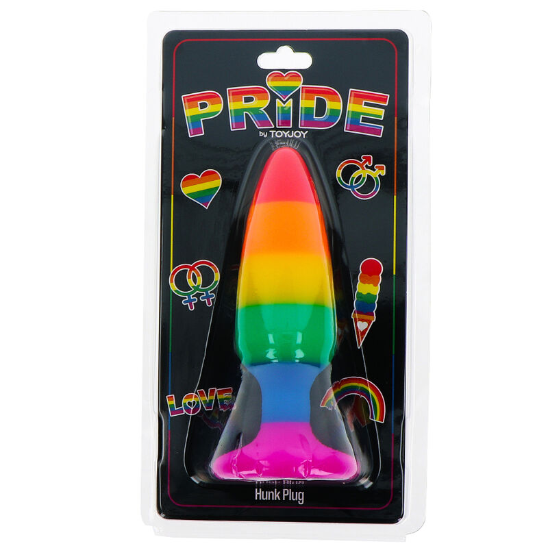 PRIDE - DRAPEAU LGBT PLUG HUNK 10.5 CM PRIDE
