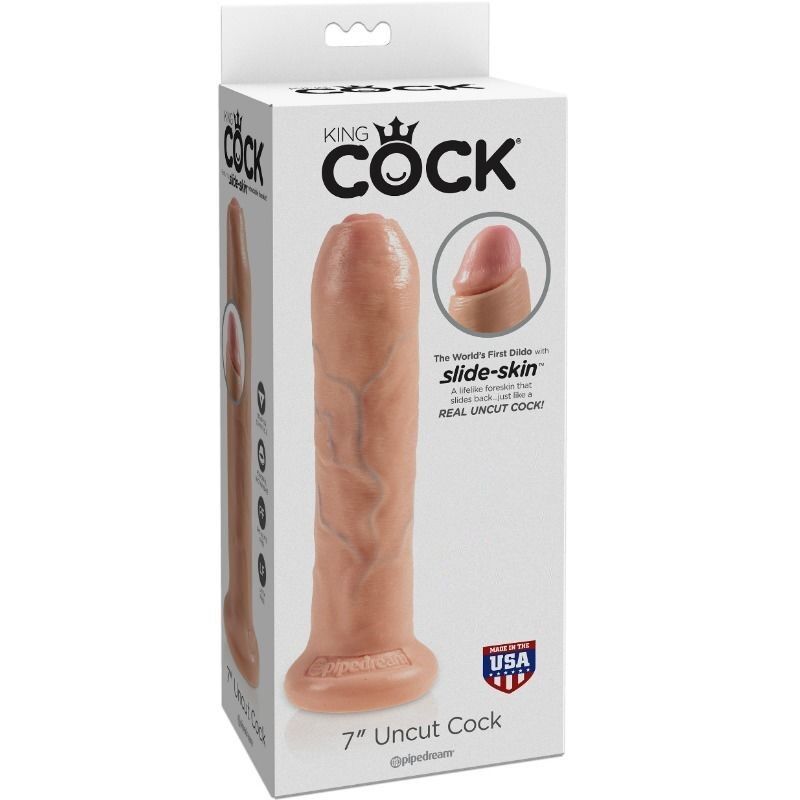 KING COCK - GODE RÉALISTE CHAIR NON COUPÉE 21 CM KING COCK