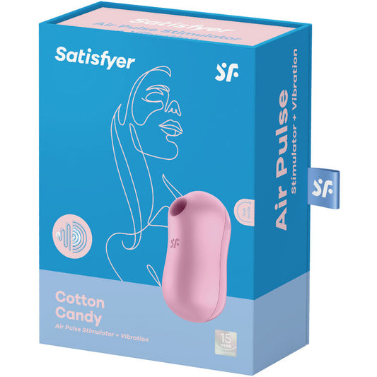 SATISFYER - STIMULATEUR ET VIBRATEUR D'IMPULSIONS D'AIR DE BARBE À COTON LILAS SATISFYER AIR PULSE