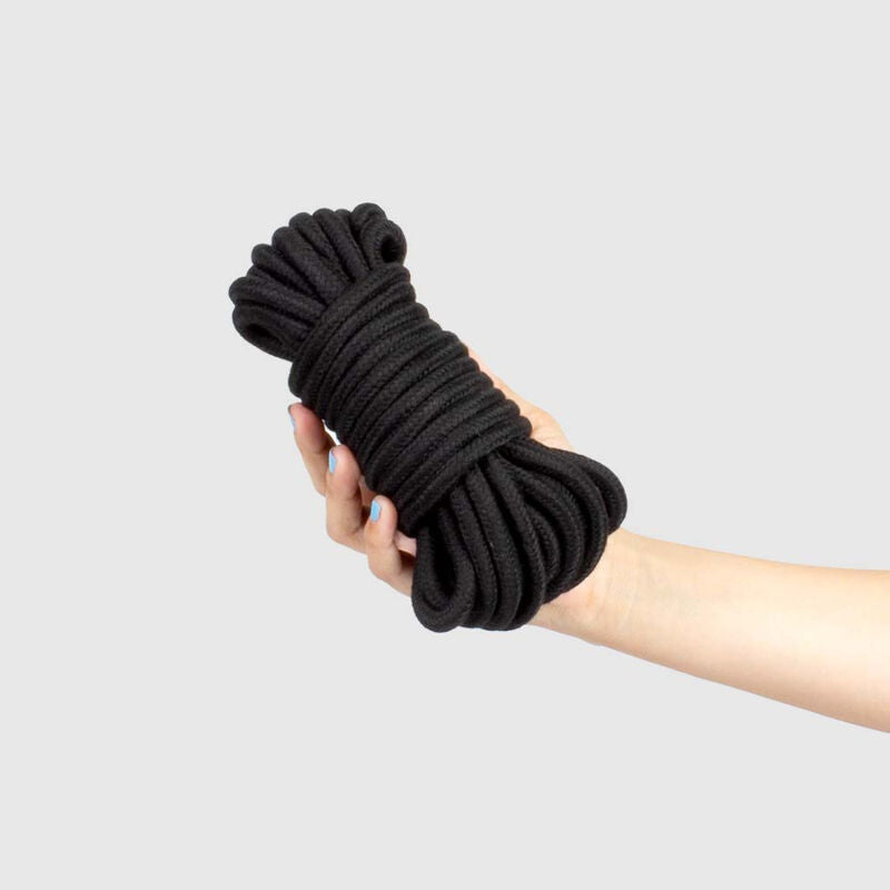 SECRETPLAY - CORDE DE BONDAGE NOIRE  COLLECTION BDSM SECRETPLAY 100% FETISH