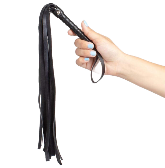 SECRETPLAY - FOUET DE BONDAGE NOIR  COLLECTION BDSM SECRETPLAY 100% FETISH