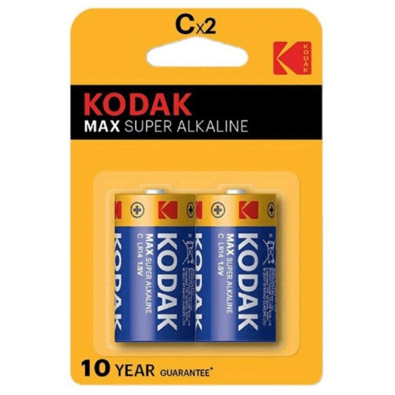 KODAK - PILE ALCALINE MAX C LR14 2 UNITÉ KODAK
