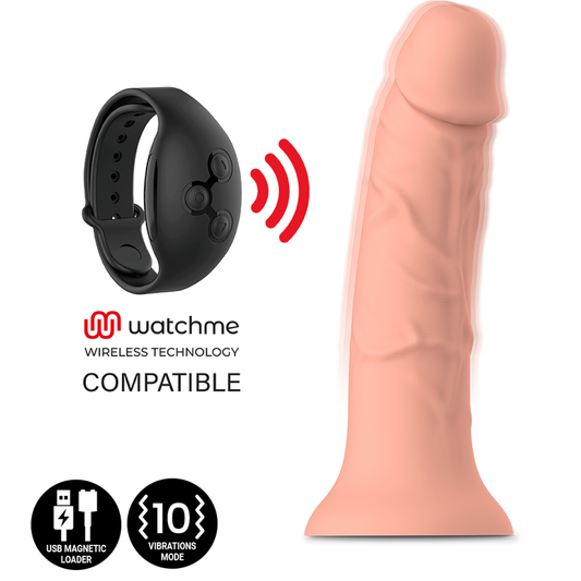 MYTHOLOGY - ASHER ORIGINAL DILDO M - VIBRATEUR COMPATIBLE AVEC LA TECHNOLOGIE SANS FIL WATCHME MYTHOLOGY FANTASY DILDO