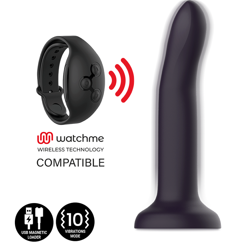MYTHOLOGY - DUMAN MYSTIC DILDO M - VIBRATEUR COMPATIBLE AVEC LA TECHNOLOGIE SANS FIL WATCHME MYTHOLOGY FANTASY DILDO