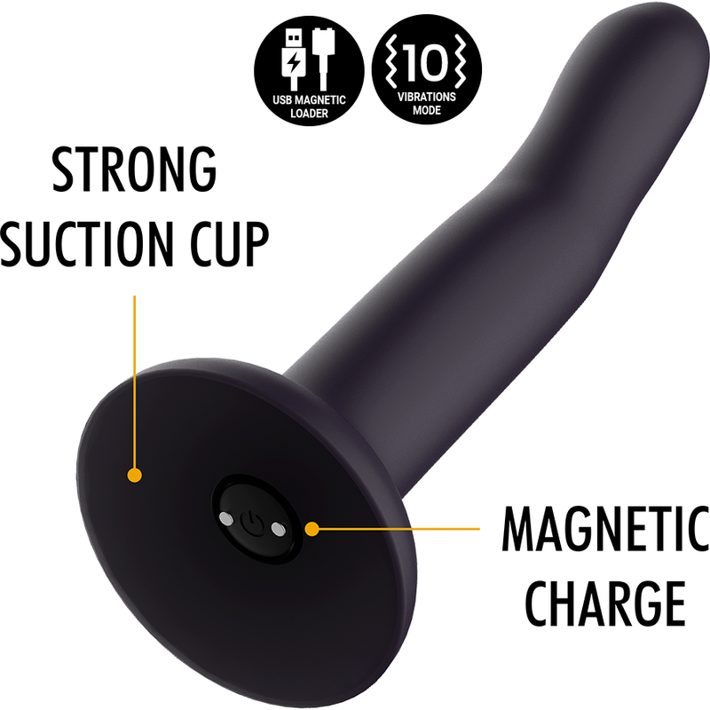 MYTHOLOGY - DUMAN MYSTIC DILDO M - VIBRATEUR COMPATIBLE AVEC LA TECHNOLOGIE SANS FIL WATCHME MYTHOLOGY FANTASY DILDO