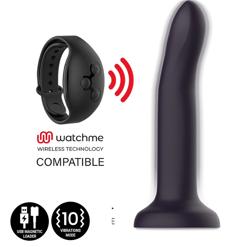 MYTHOLOGY - DUMAN MYSTIC DILDO L - VIBRATEUR COMPATIBLE AVEC LA TECHNOLOGIE SANS FIL WATCHME MYTHOLOGY FANTASY DILDO
