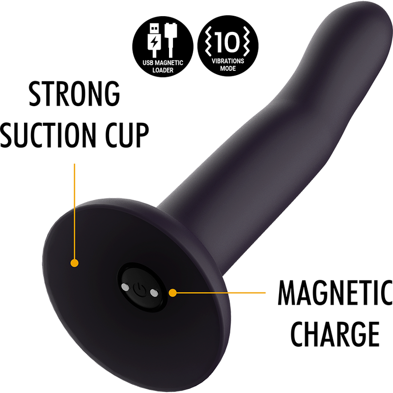 MYTHOLOGY - DUMAN MYSTIC DILDO L - VIBRATEUR COMPATIBLE AVEC LA TECHNOLOGIE SANS FIL WATCHME MYTHOLOGY FANTASY DILDO