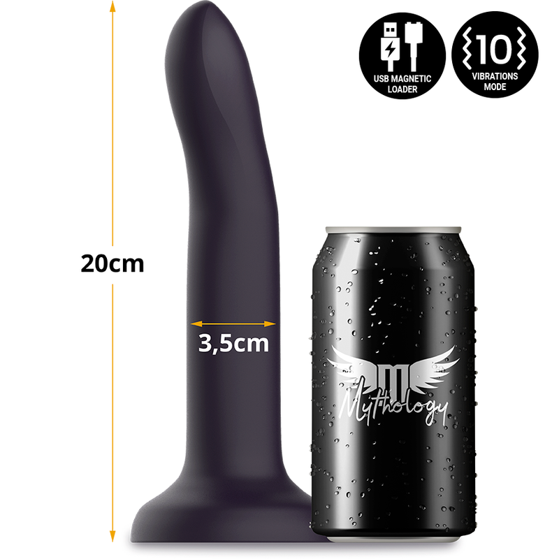 MYTHOLOGY - DUMAN MYSTIC DILDO L - VIBRATEUR COMPATIBLE AVEC LA TECHNOLOGIE SANS FIL WATCHME MYTHOLOGY FANTASY DILDO